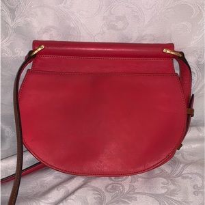 Vera Bradley - Red Leather crossbody purse